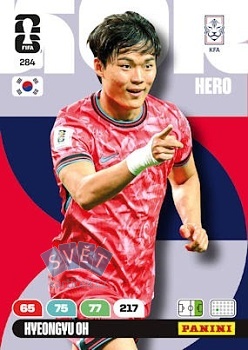 Hyeongyu Oh South Korea Panini FIFA World Cup 2026 Adrenalyn XL #284